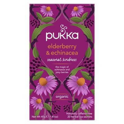 Pukka Elderberry & Echinacea 20 Tea sachets